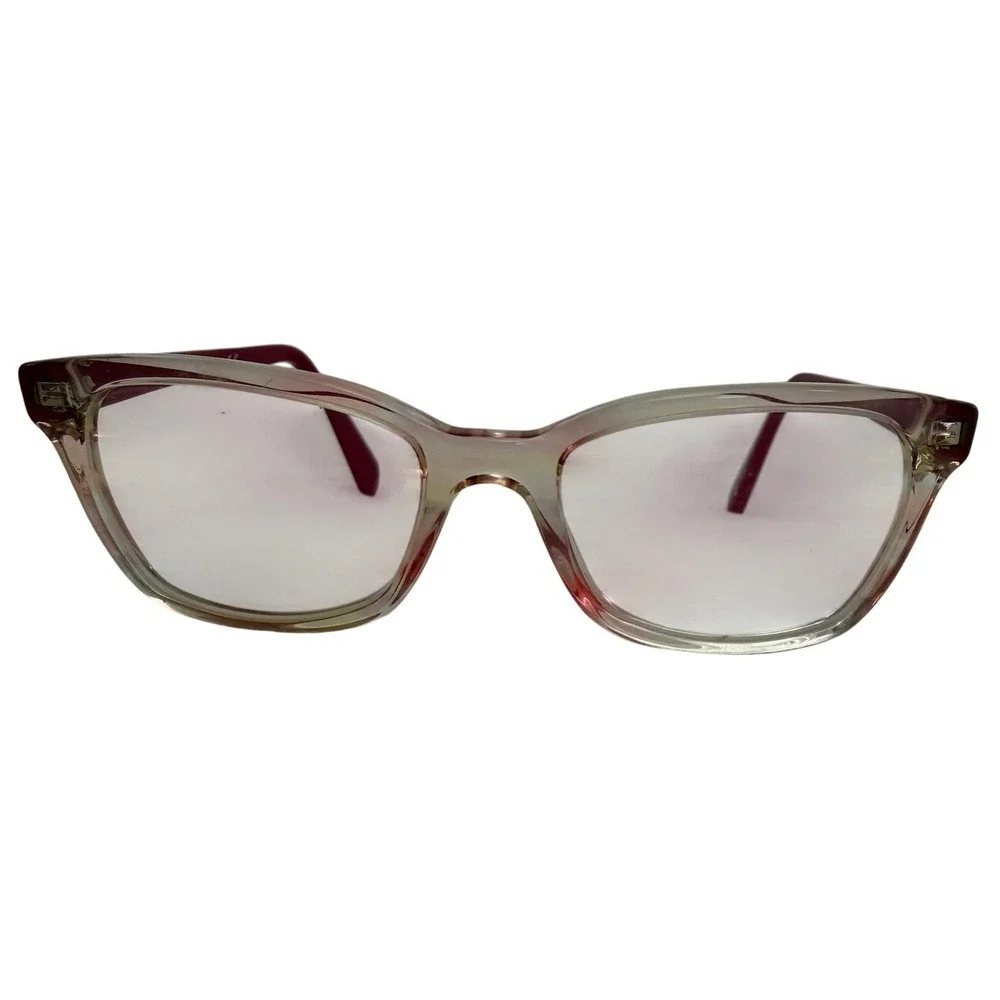 Ray-Ban RB1591 3806 Pink Clear Square Eyeglasses Frame Kids 46-16-125